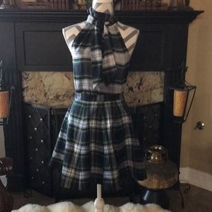 J. Crew Blackwatch Plaid Twill Skirt